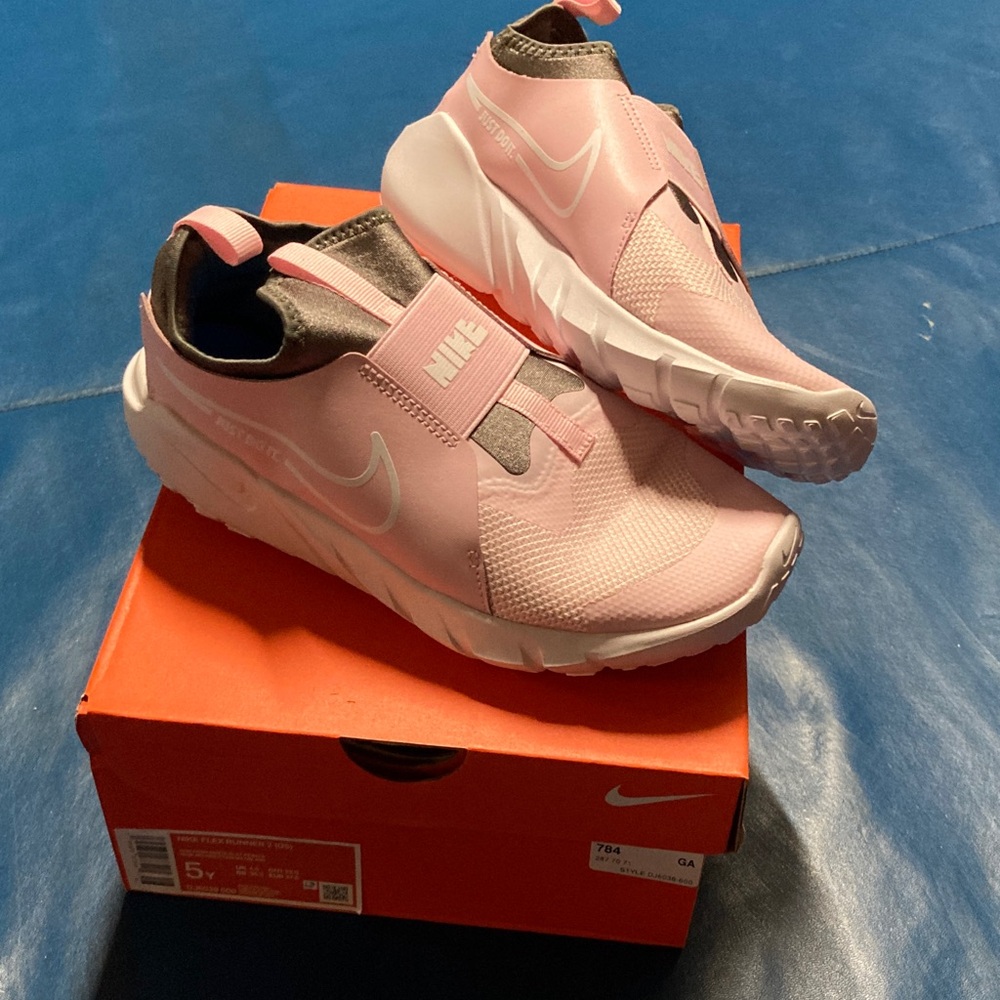 Nike Kids Pink Slip-On Sneakers
